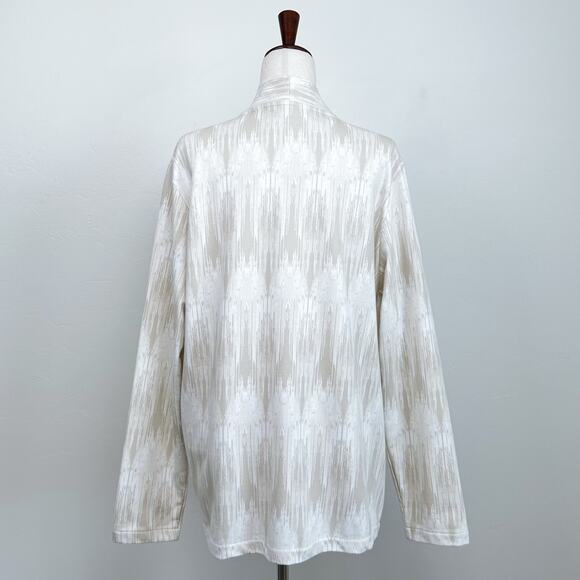 Sun + Stone Cotton Blend Tan Neutral Bohemian Cardigan Summer Cover-Up - Picture 5 of 8